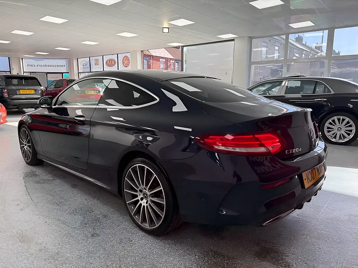Used 2017 Mercedes-Benz C Class AMG Line (premium) Blue - Interior and Exterior details 9