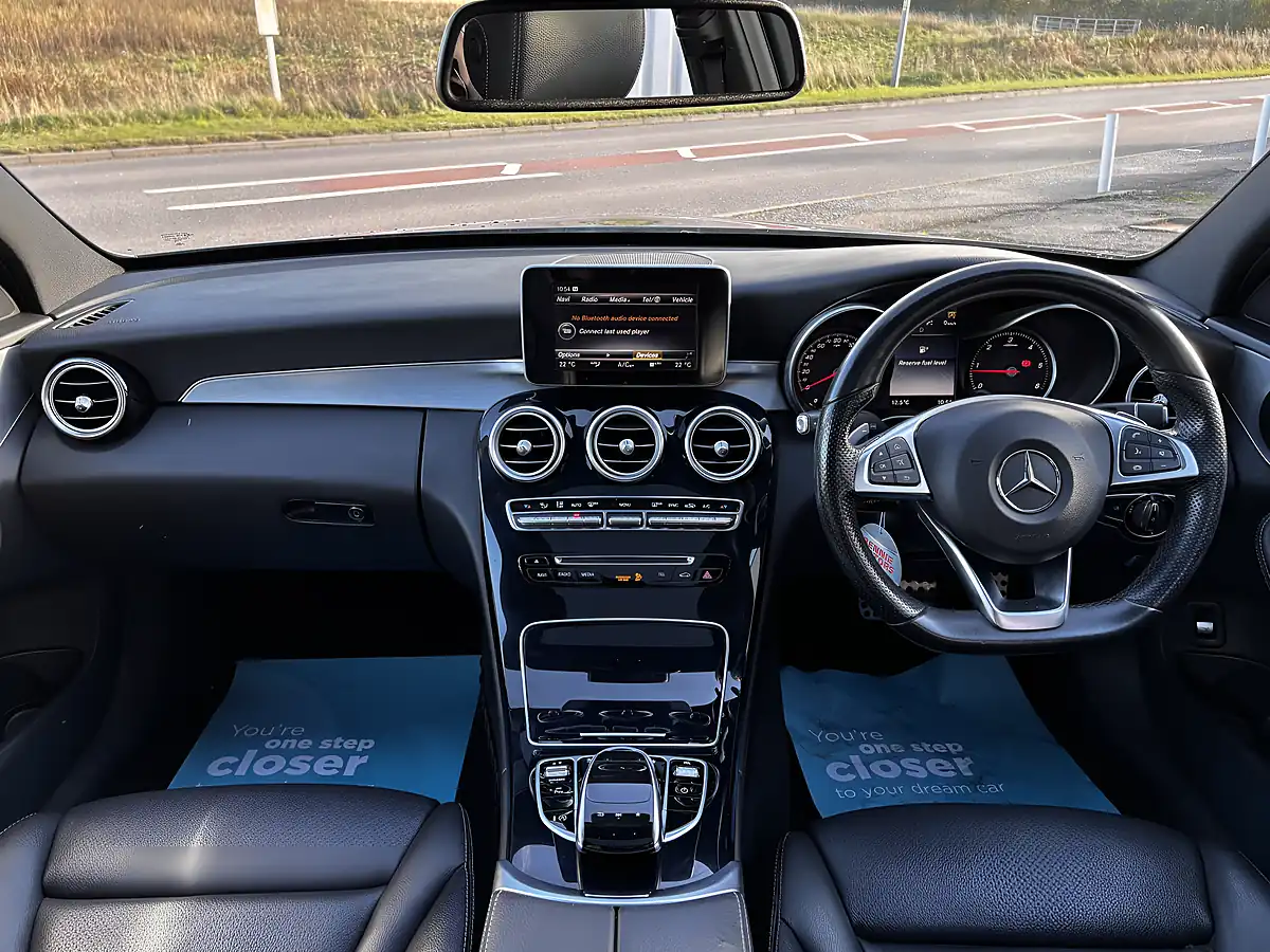 Used 2017 Mercedes-Benz C Class AMG Line Premium Blue - Interior and Exterior details 14