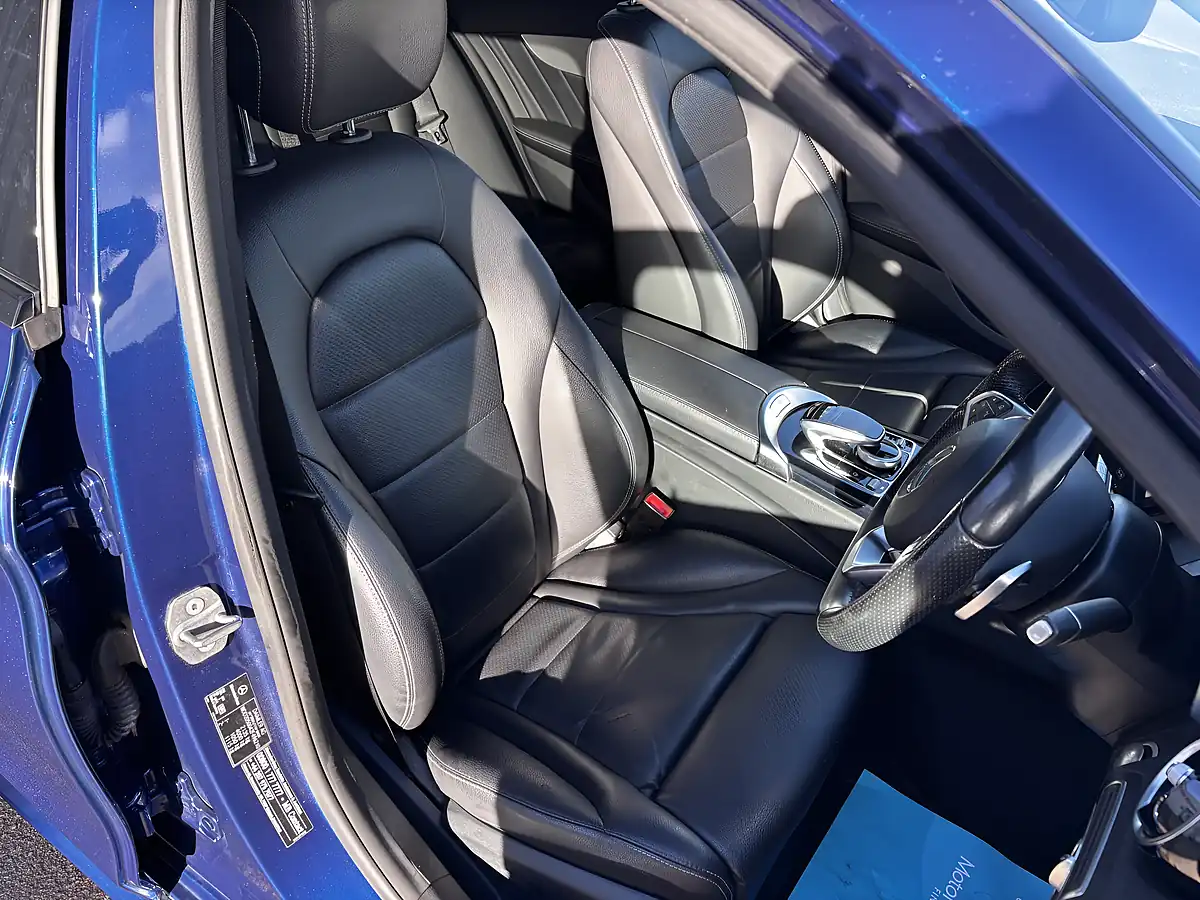 Used 2017 Mercedes-Benz C Class AMG Line Premium Blue - Interior and Exterior details 18