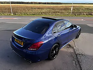 Used 2017 Mercedes-Benz C Class AMG Line Premium Blue - Interior and Exterior details 3
