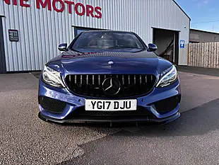 Used 2017 Mercedes-Benz C Class AMG Line Premium Blue - Interior and Exterior details 6