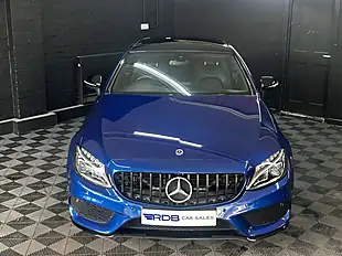 Used 2017 Mercedes-Benz C Class AMG Line Premium Blue - Interior and Exterior details 10