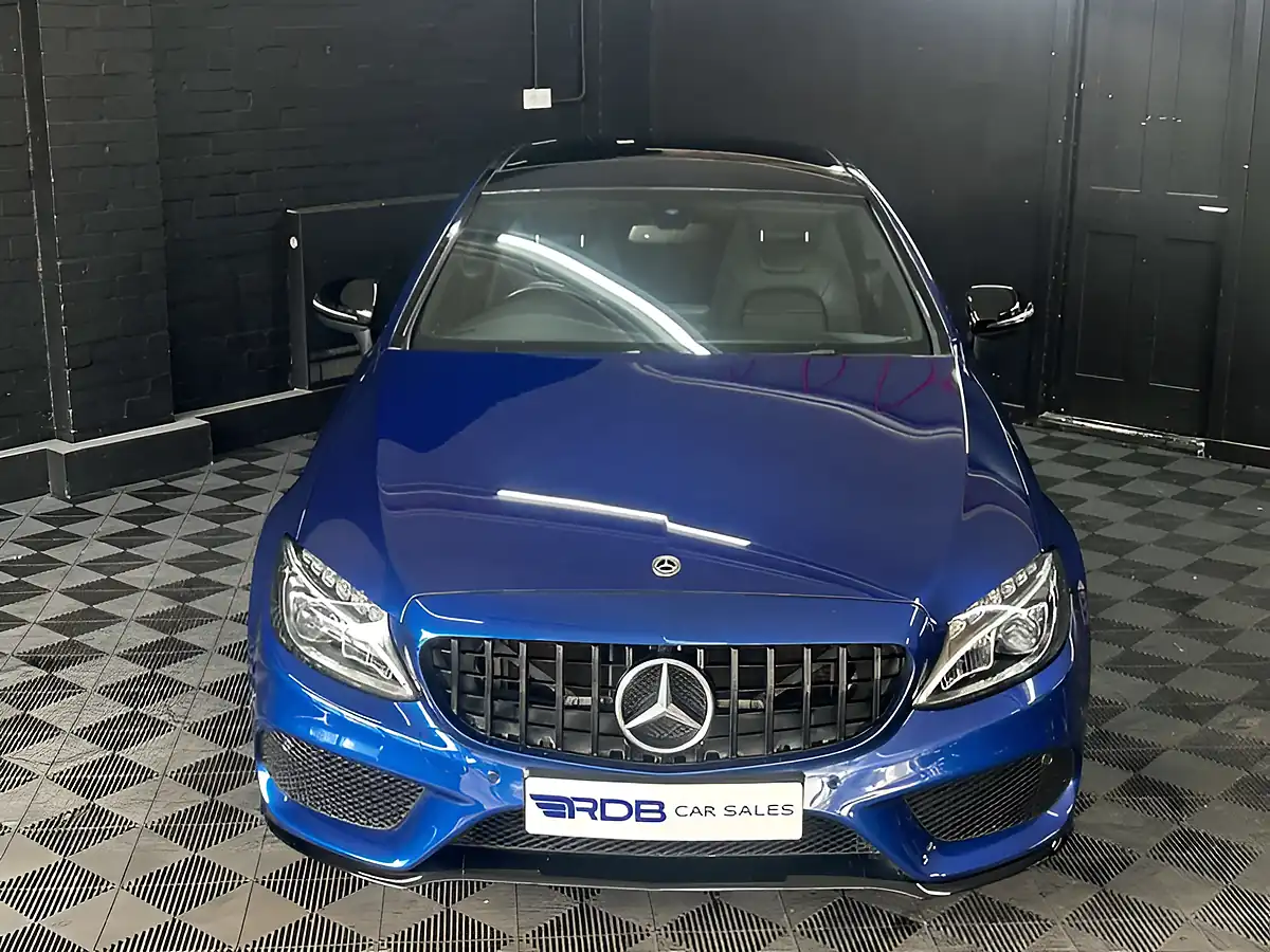 Used 2017 Mercedes-Benz C Class AMG Line Premium Blue - Interior and Exterior details 10