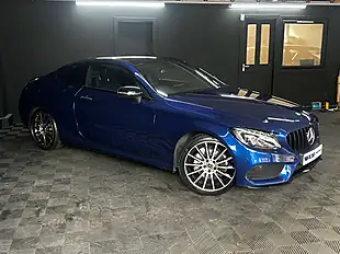 Used 2017 Mercedes-Benz C Class AMG Line Premium Blue - Interior and Exterior details 14