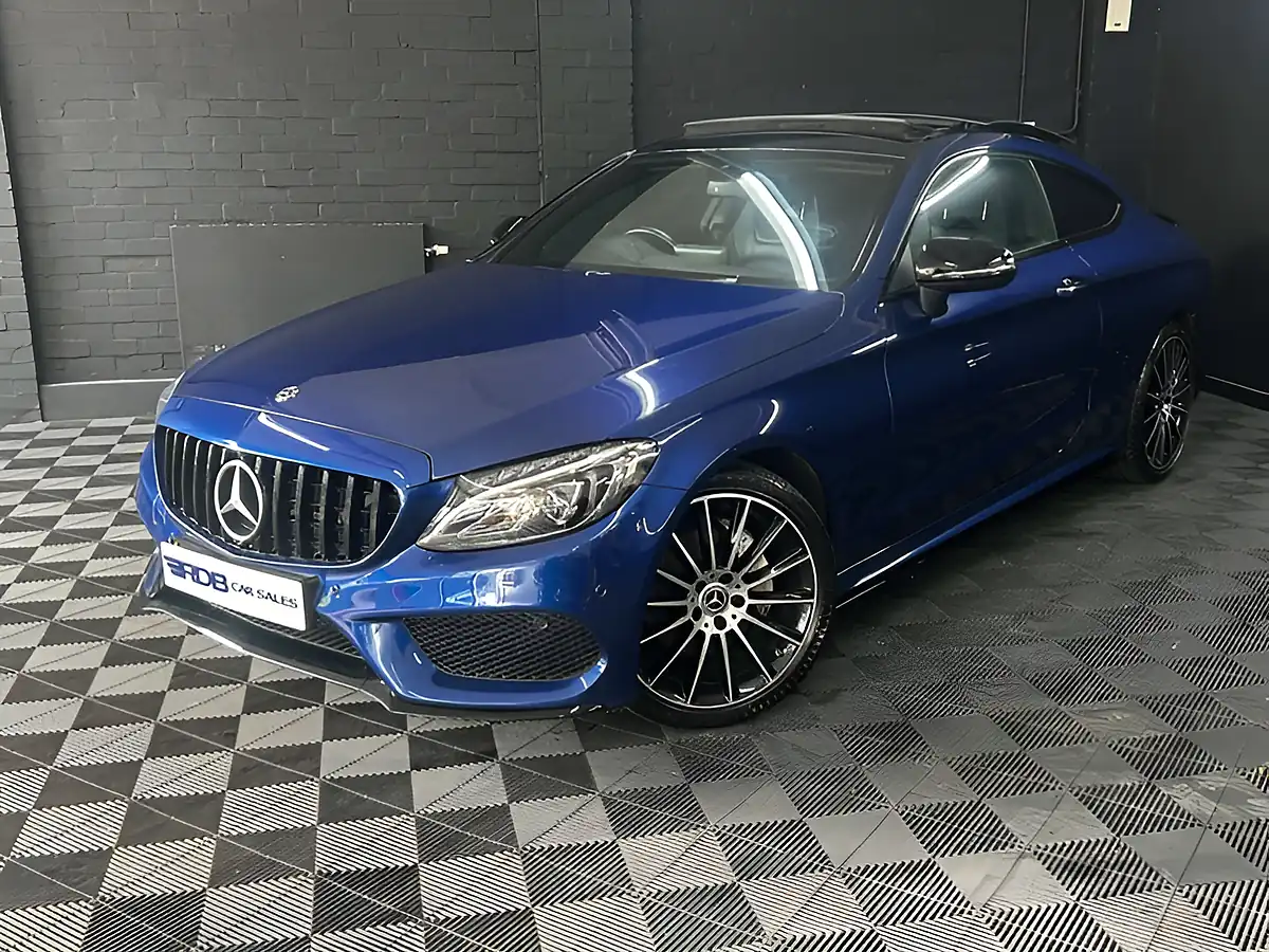 Used 2017 Mercedes-Benz C Class AMG Line Premium Blue - Interior and Exterior details 2
