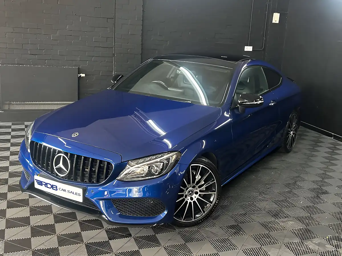 Used 2017 Mercedes-Benz C Class AMG Line Premium Blue - Interior and Exterior details 5