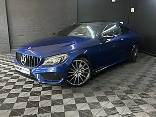 Used 2017 Mercedes-Benz C Class AMG Line Premium Blue - Interior and Exterior details 6