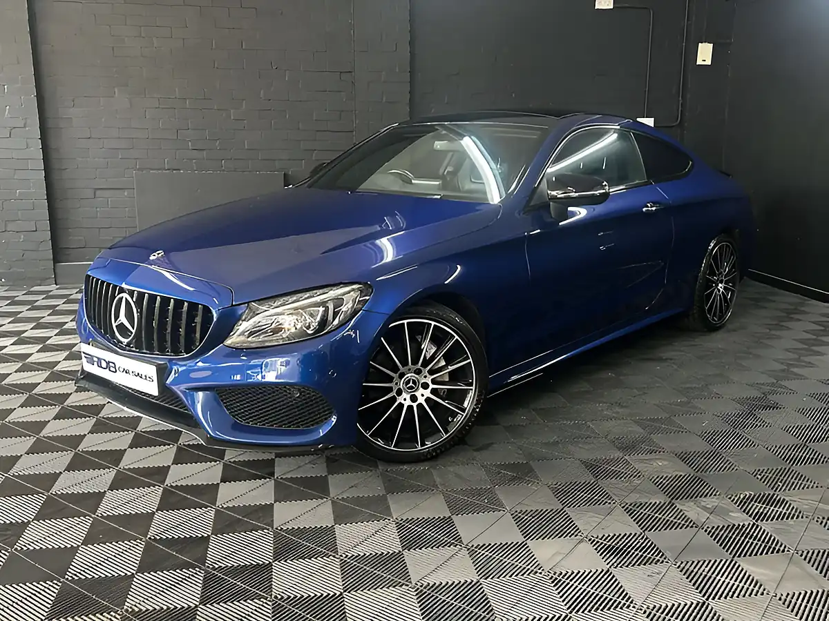 Used 2017 Mercedes-Benz C Class AMG Line Premium Blue - Interior and Exterior details 6