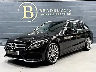 Used 2017 Mercedes-Benz C Class AMG Line Premium Plus Black - Interior and Exterior details 7