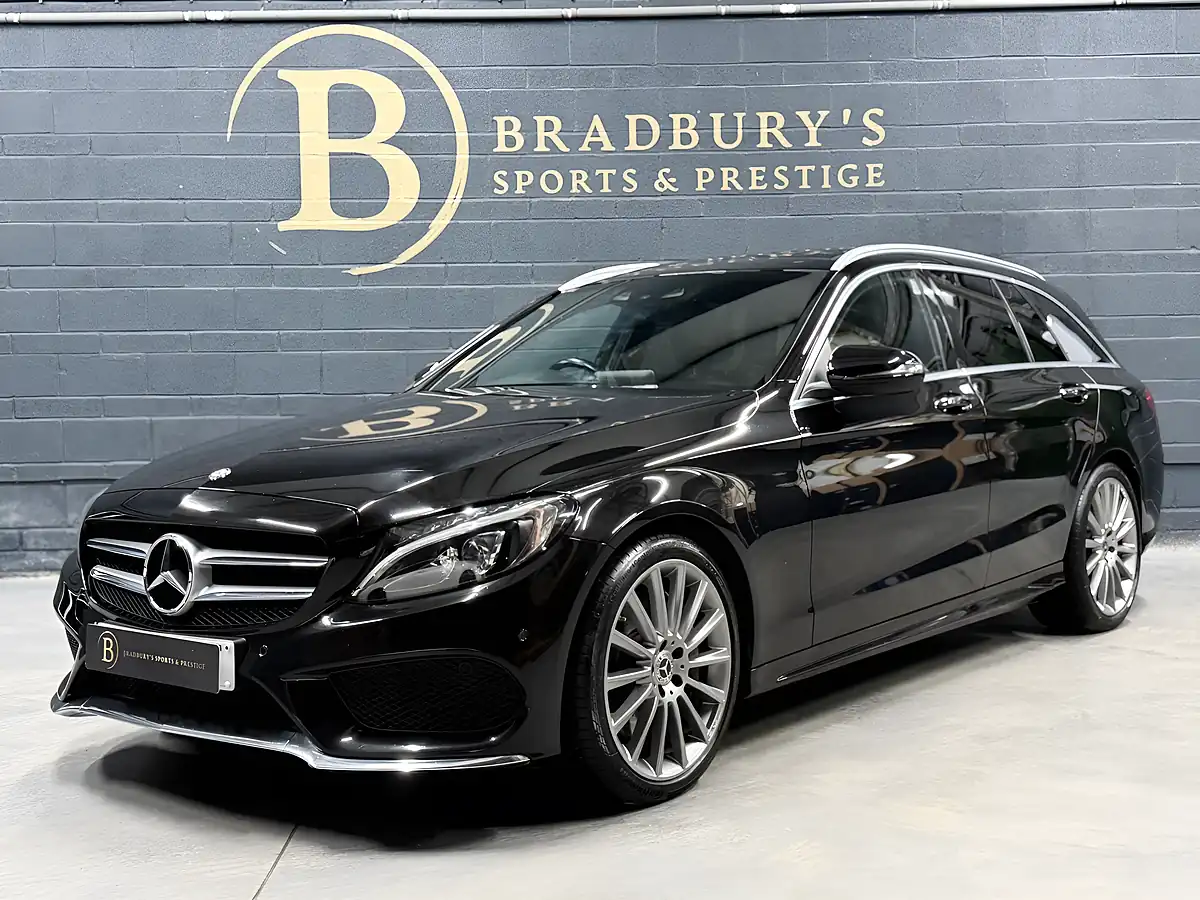 Used 2017 Mercedes-Benz C Class AMG Line Premium Plus Black - Interior and Exterior details 7