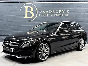 Used 2017 Mercedes-Benz C Class AMG Line Premium Plus Black - Interior and Exterior details 8