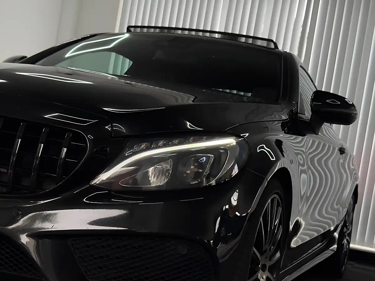 Used 2017 Mercedes-Benz C Class AMG Line Premium Plus Black - Interior and Exterior details 8
