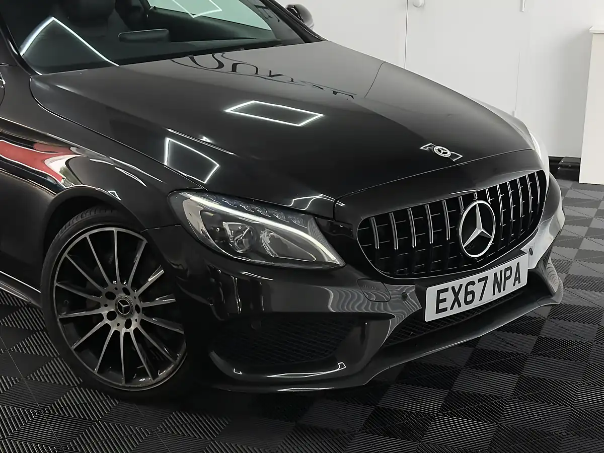 Used 2017 Mercedes-Benz C Class AMG Line Premium Plus Black - Interior and Exterior details 9