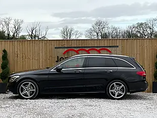 Used 2017 Mercedes-Benz C Class AMG Line (premium Plus) Black - Interior and Exterior details 9