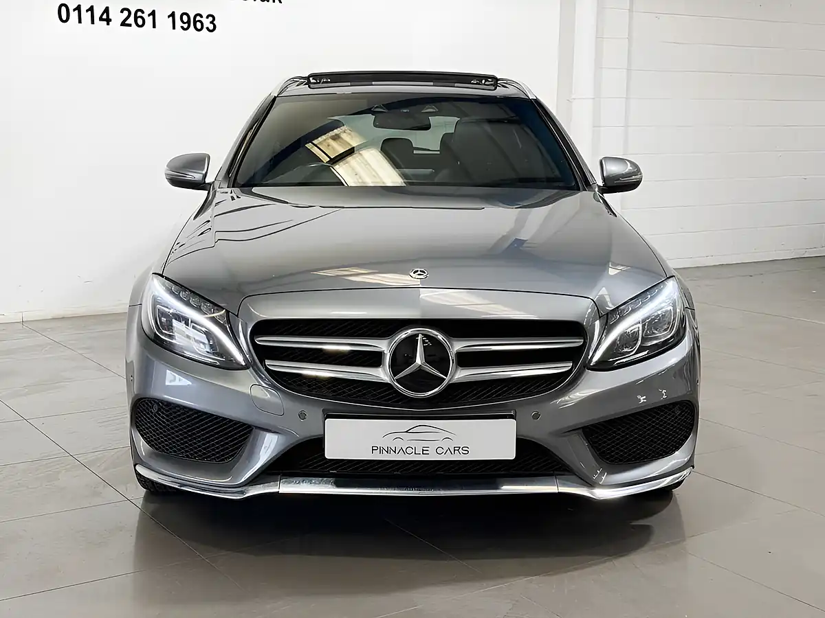 Used 2017 Mercedes-Benz C Class AMG Line (premium Plus) Grey - Interior and Exterior details 2