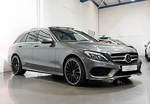 Used 2017 Mercedes-Benz C Class AMG Line (premium Plus) Grey - Interior and Exterior details 4