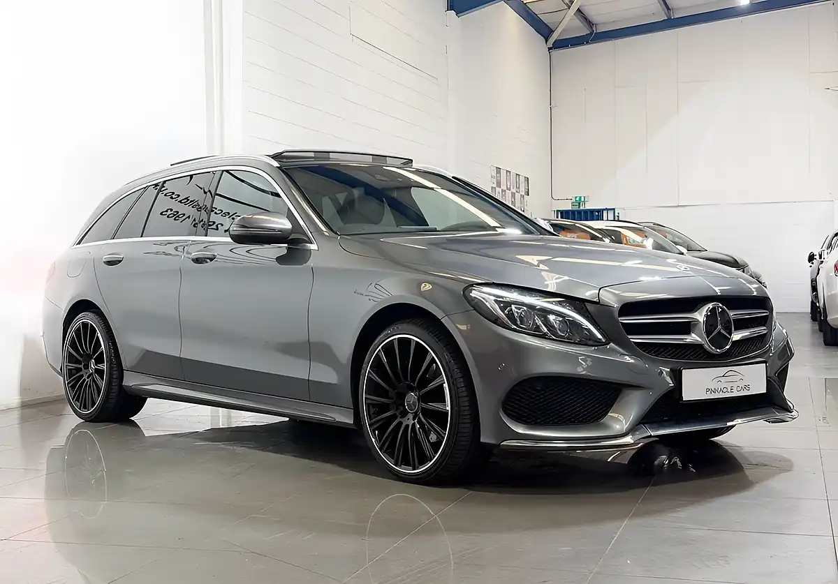 Used 2017 Mercedes-Benz C Class AMG Line (premium Plus) Grey - Interior and Exterior details 4