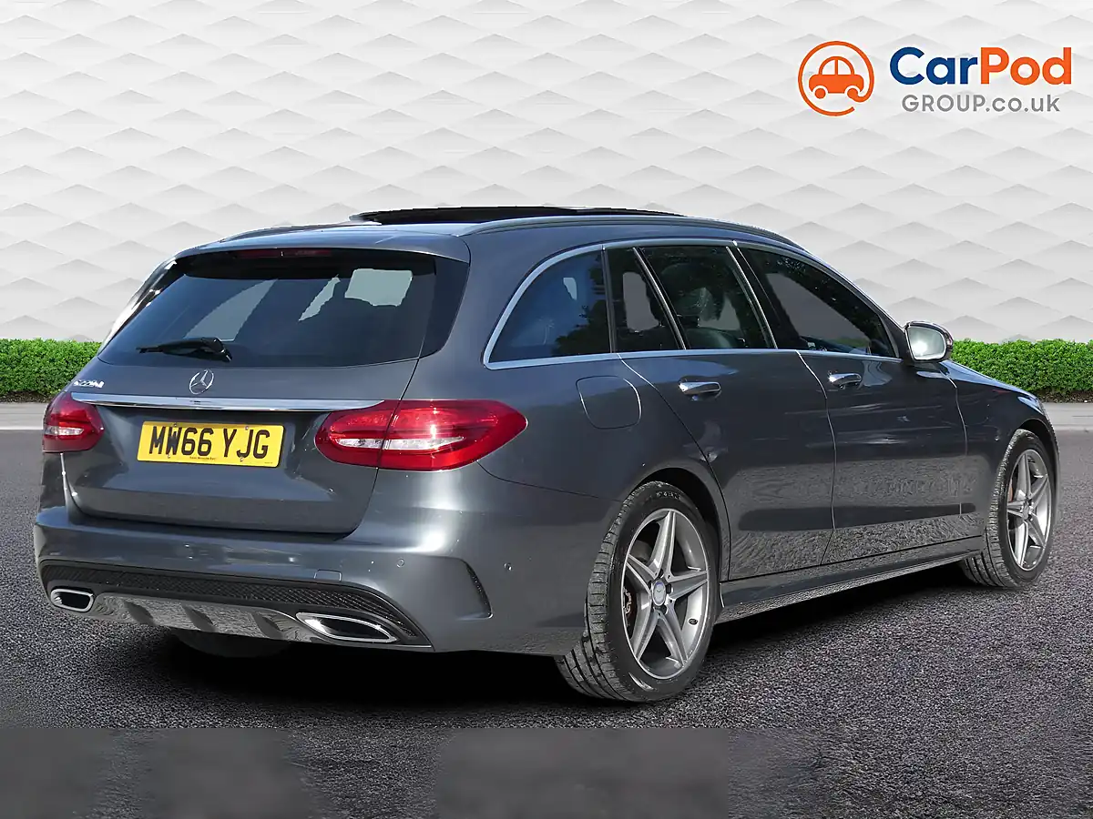 Used 2017 Mercedes-Benz C Class AMG Line (premium Plus) Grey - Interior and Exterior details 4