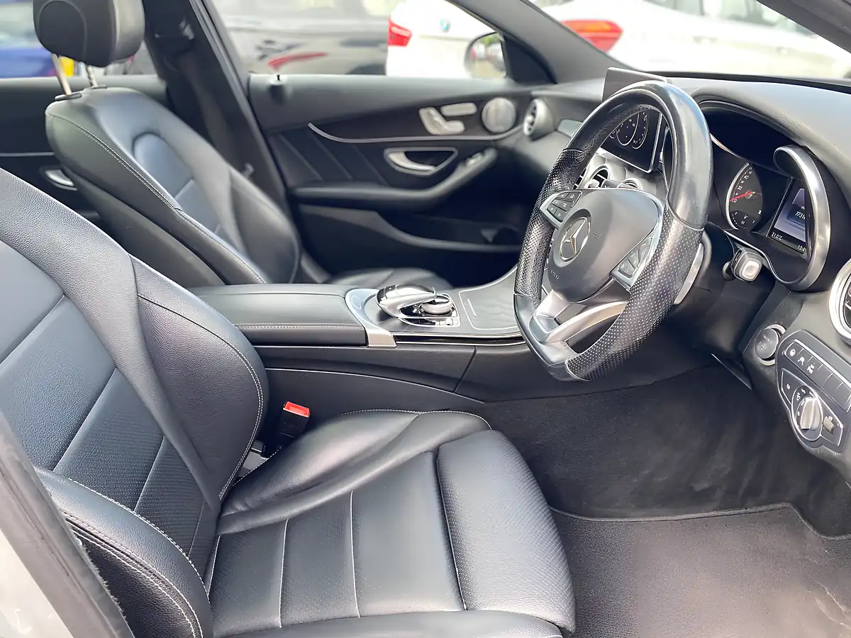 Used 2017 Mercedes-Benz C Class AMG Line Premium Plus Silver - Interior and Exterior details 18