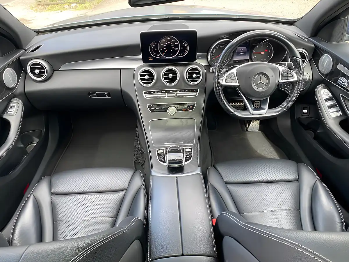 Used 2017 Mercedes-Benz C Class AMG Line Premium Plus Silver - Interior and Exterior details 4