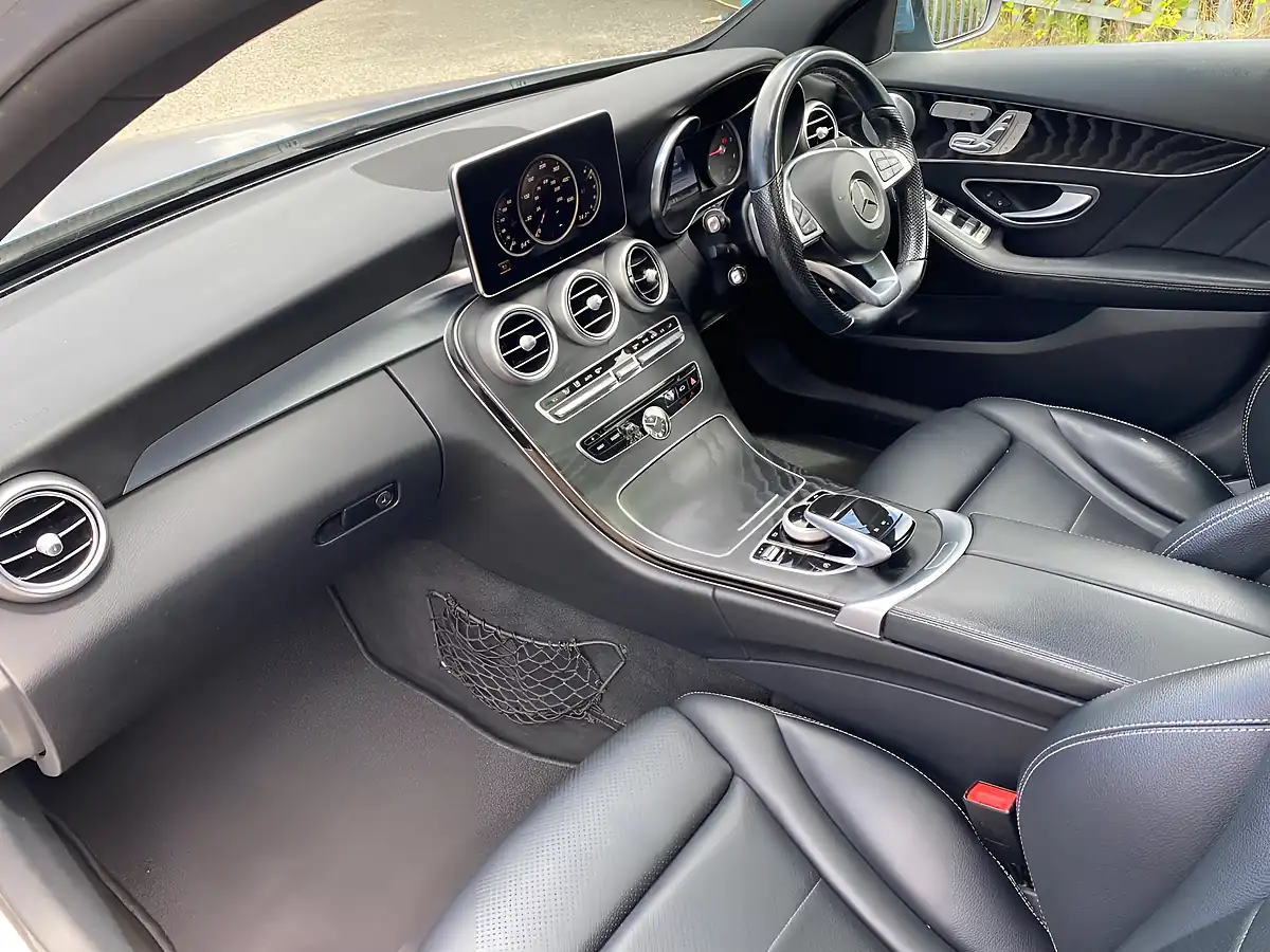 Used 2017 Mercedes-Benz C Class AMG Line Premium Plus Silver - Interior and Exterior details 5