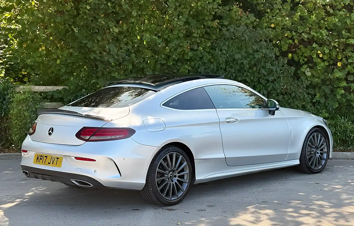 Used 2017 Mercedes-Benz C Class AMG Line Premium Plus Silver - Interior and Exterior details 4