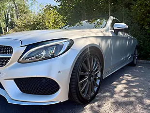 Used 2017 Mercedes-Benz C Class AMG Line Premium Plus Silver - Interior and Exterior details 5