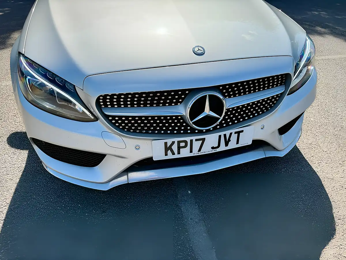 Used 2017 Mercedes-Benz C Class AMG Line Premium Plus Silver - Interior and Exterior details 9