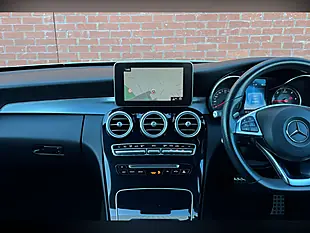 Used 2017 Mercedes-Benz C Class AMG Line (premium Plus) White - Interior and Exterior details 12