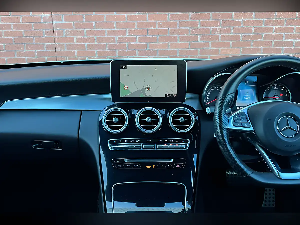 Used 2017 Mercedes-Benz C Class AMG Line (premium Plus) White - Interior and Exterior details 12