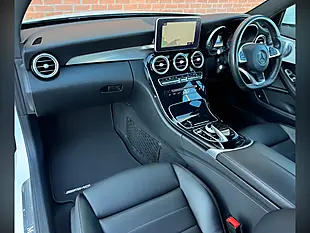 Used 2017 Mercedes-Benz C Class AMG Line (premium Plus) White - Interior and Exterior details 18
