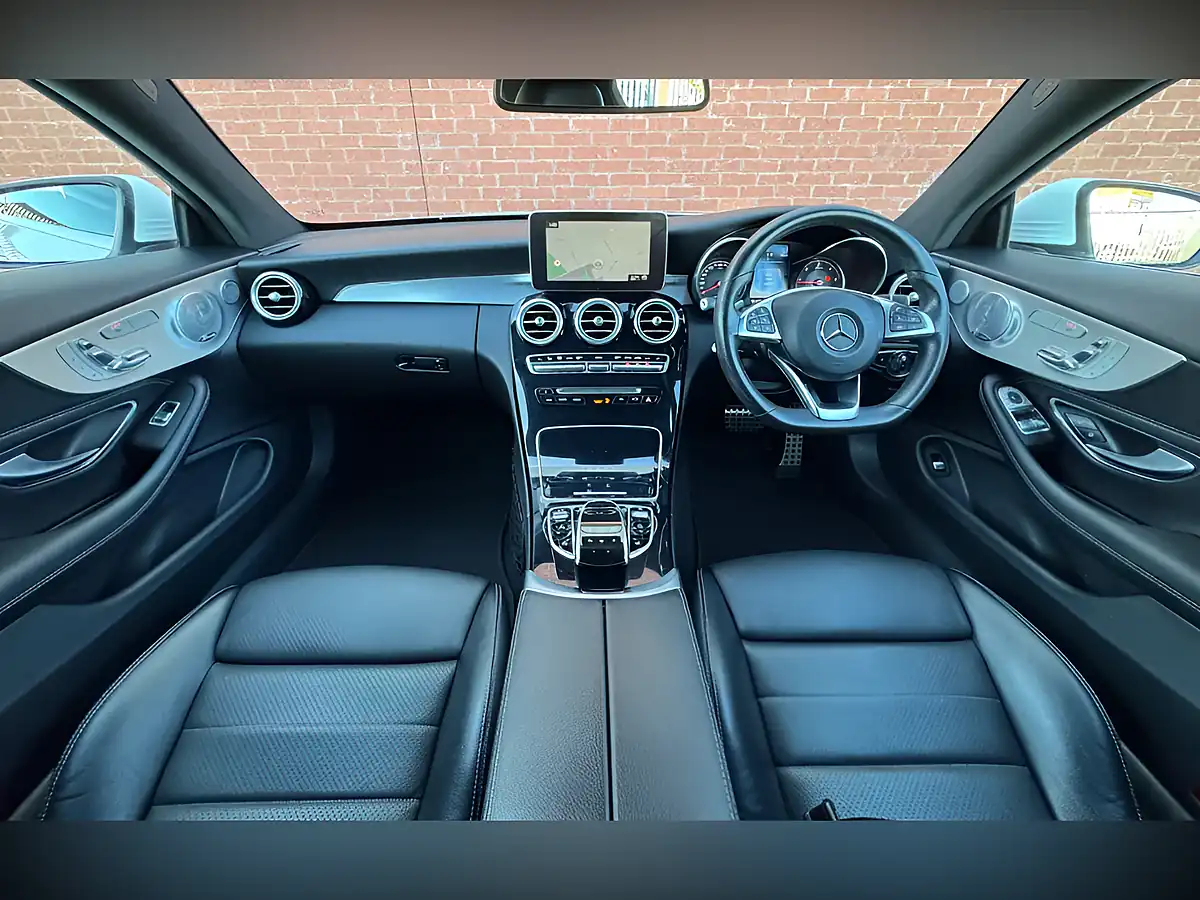 Used 2017 Mercedes-Benz C Class AMG Line (premium Plus) White - Interior and Exterior details 2