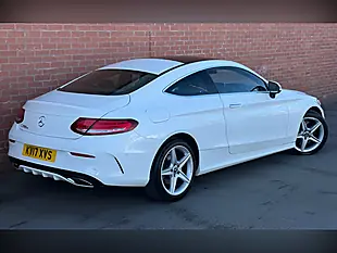 Used 2017 Mercedes-Benz C Class AMG Line (premium Plus) White - Interior and Exterior details 5