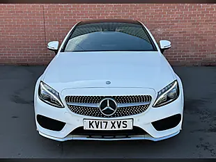Used 2017 Mercedes-Benz C Class AMG Line (premium Plus) White - Interior and Exterior details 6