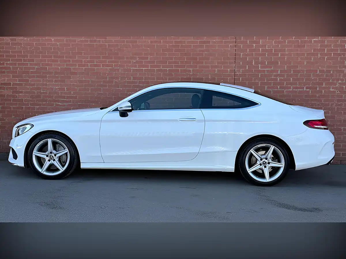 Used 2017 Mercedes-Benz C Class AMG Line (premium Plus) White - Interior and Exterior details 8