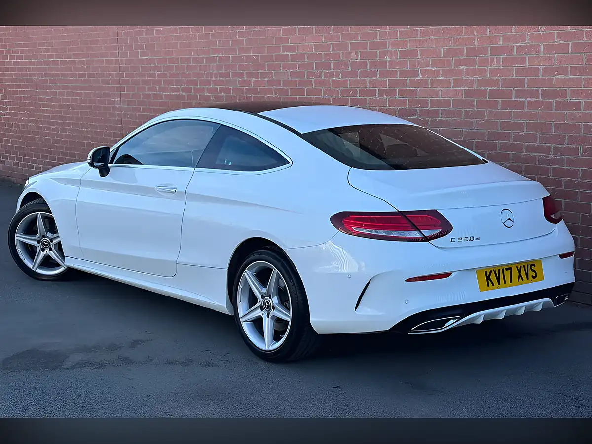Used 2017 Mercedes-Benz C Class AMG Line (premium Plus) White - Interior and Exterior details 9