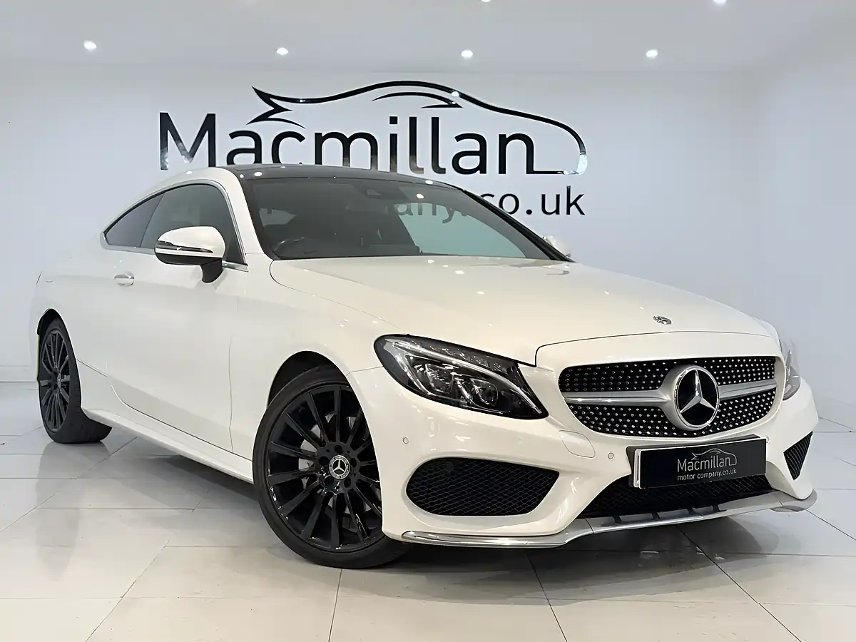 Used 2017 Mercedes-Benz C Class AMG Line Premium Plus White - Interior and Exterior details 4