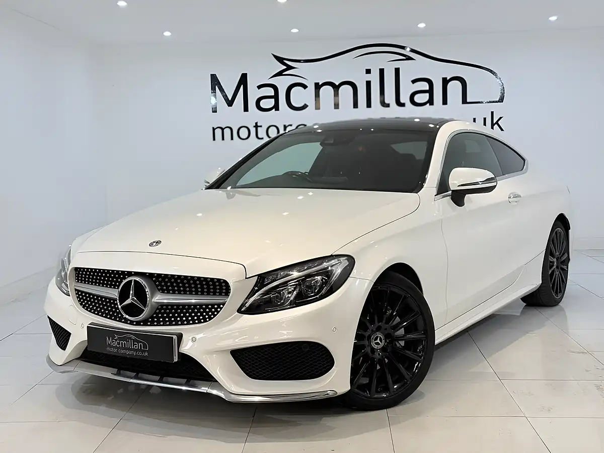 Used 2017 Mercedes-Benz C Class AMG Line Premium Plus White - Interior and Exterior details 5