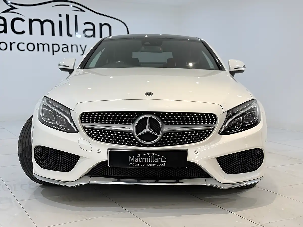 Used 2017 Mercedes-Benz C Class AMG Line Premium Plus White - Interior and Exterior details 7