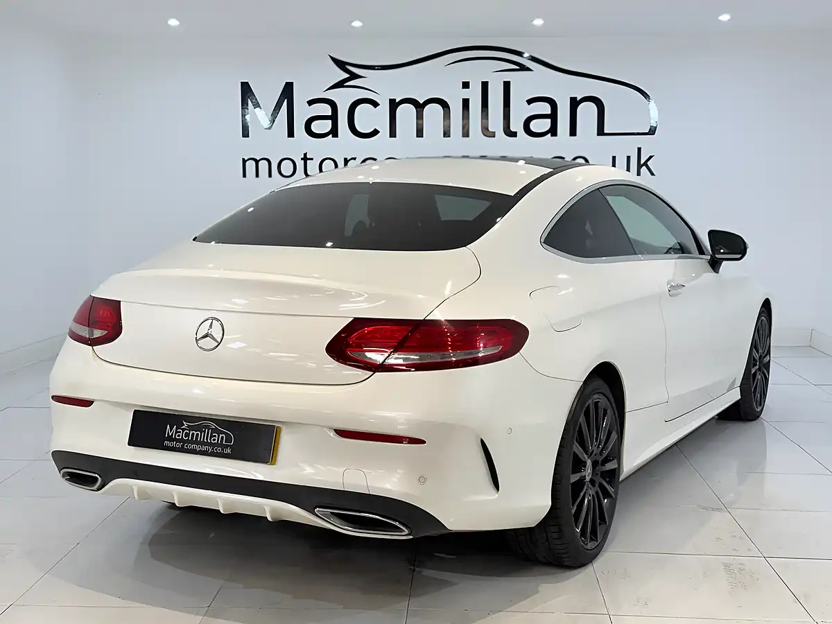 Used 2017 Mercedes-Benz C Class AMG Line Premium Plus White - Interior and Exterior details 9
