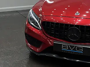 Used 2017 Mercedes-Benz C Class AMG Line (premium) Red - Interior and Exterior details 10
