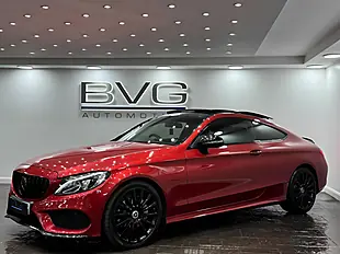 Used 2017 Mercedes-Benz C Class AMG Line (premium) Red - Interior and Exterior details 5
