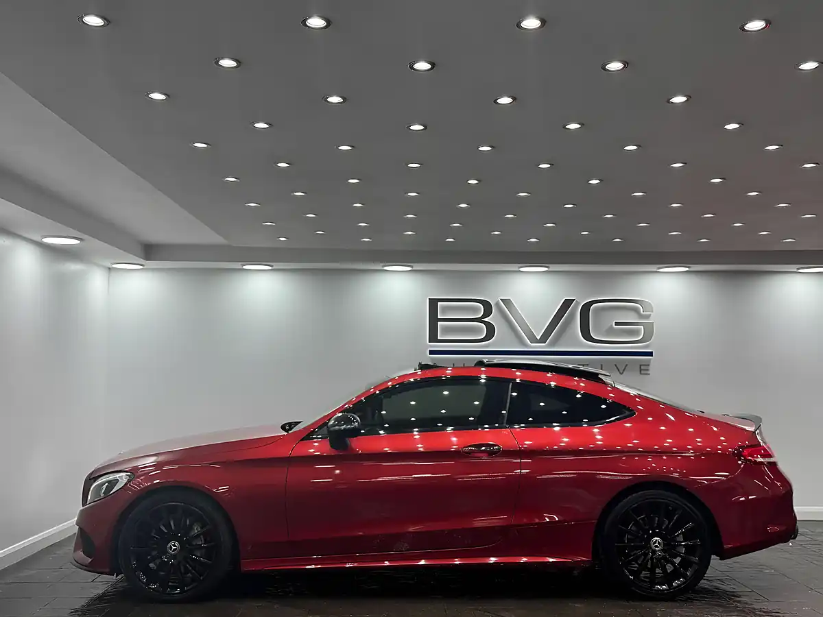 Used 2017 Mercedes-Benz C Class AMG Line (premium) Red - Interior and Exterior details 6