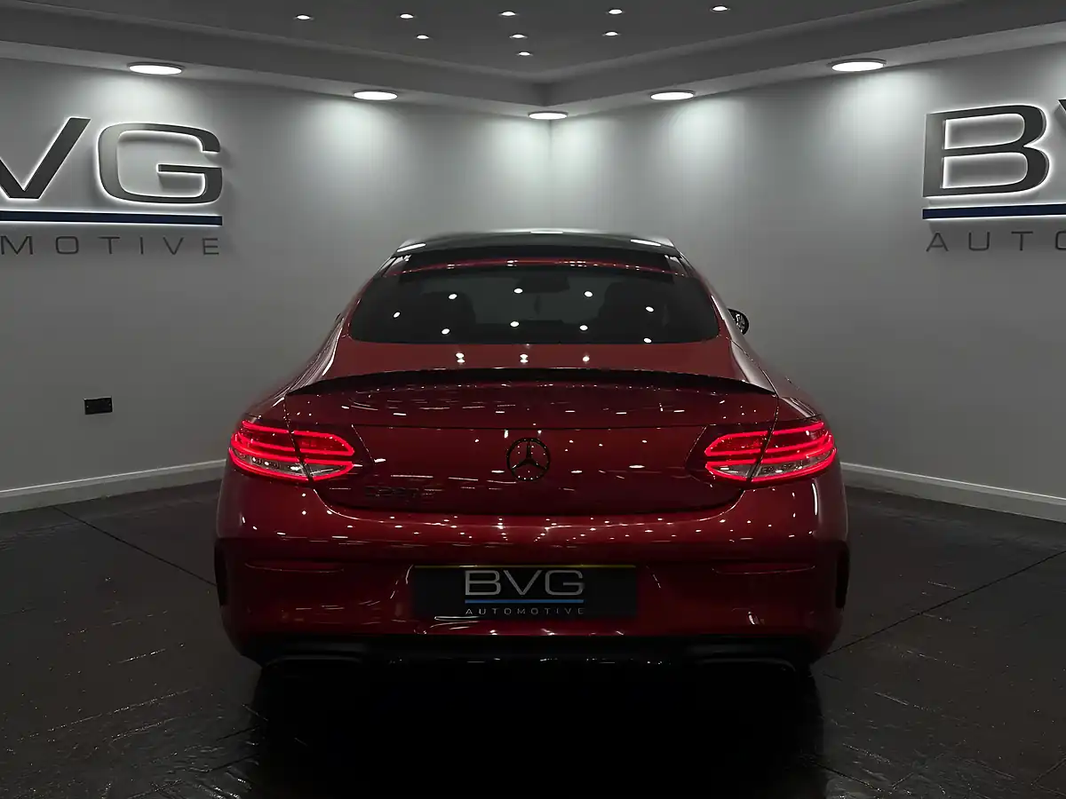 Used 2017 Mercedes-Benz C Class AMG Line (premium) Red - Interior and Exterior details 9