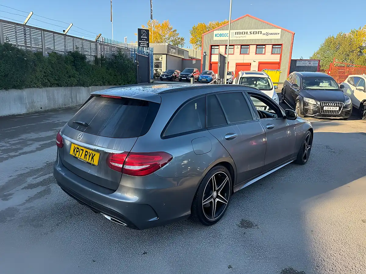 Used 2017 Mercedes-Benz C Class AMG Line (premium) Selenite Grey - Interior and Exterior details 9