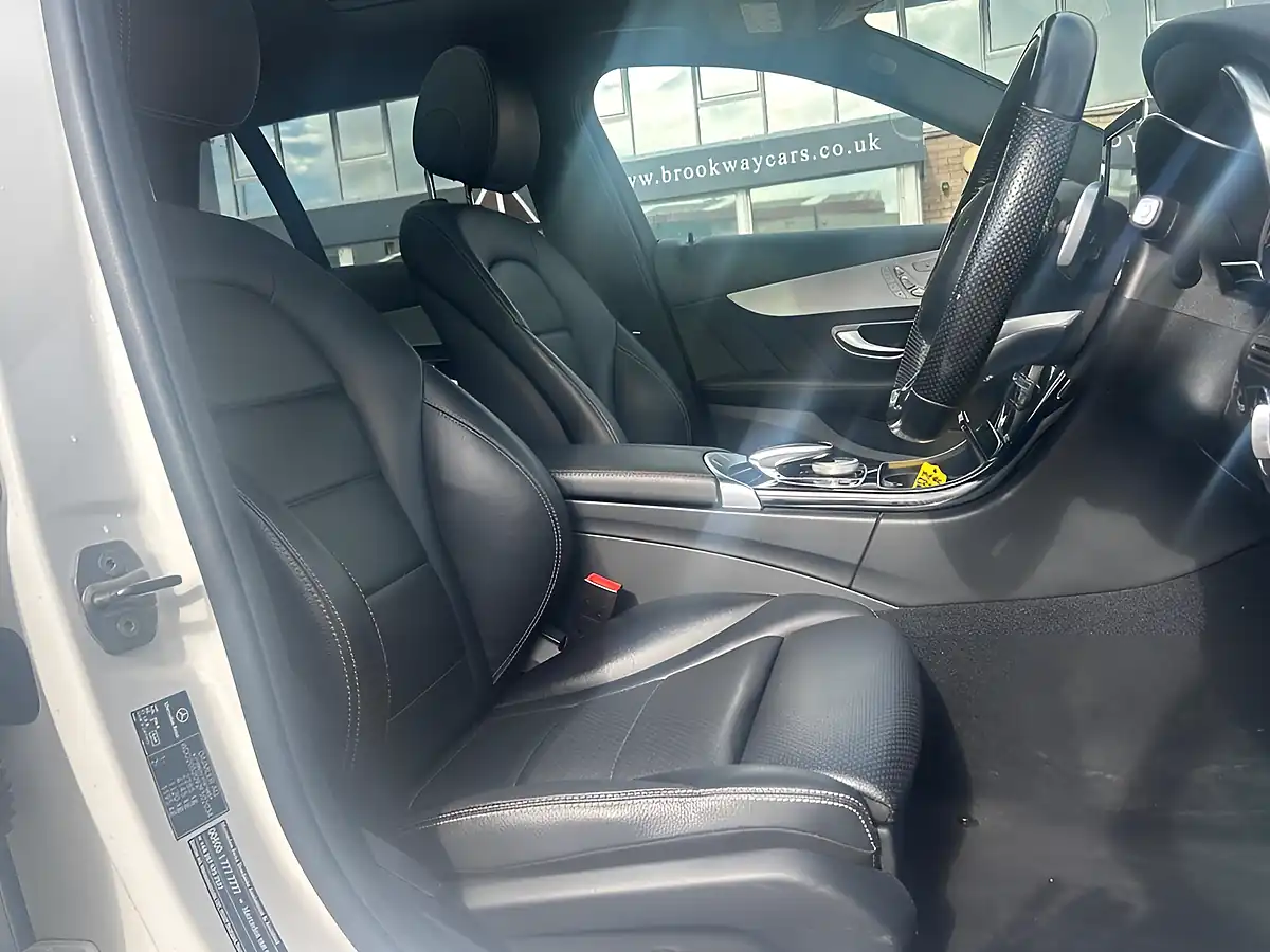 Used 2017 Mercedes-Benz C Class AMG Line (premium) White - Interior and Exterior details 12