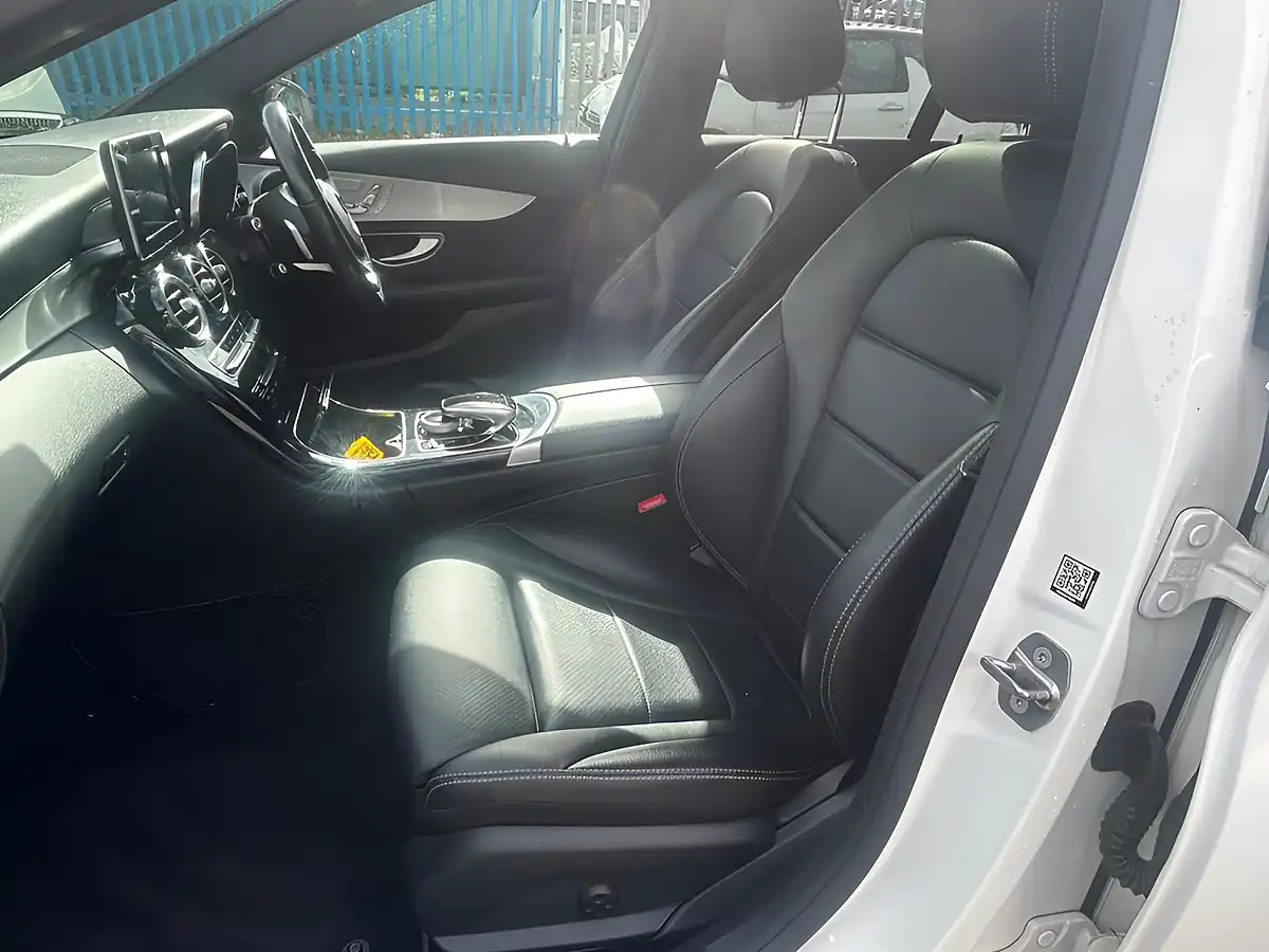 Used 2017 Mercedes-Benz C Class AMG Line (premium) White - Interior and Exterior details 15