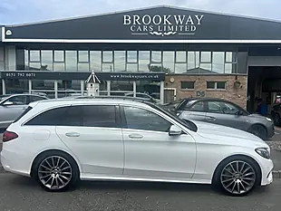Used 2017 Mercedes-Benz C Class AMG Line (premium) White - Interior and Exterior details 3