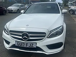 Used 2017 Mercedes-Benz C Class AMG Line (premium) White - Interior and Exterior details 6