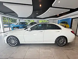 Used 2017 Mercedes-Benz C Class AMG Line Saloon White - Interior and Exterior details 4